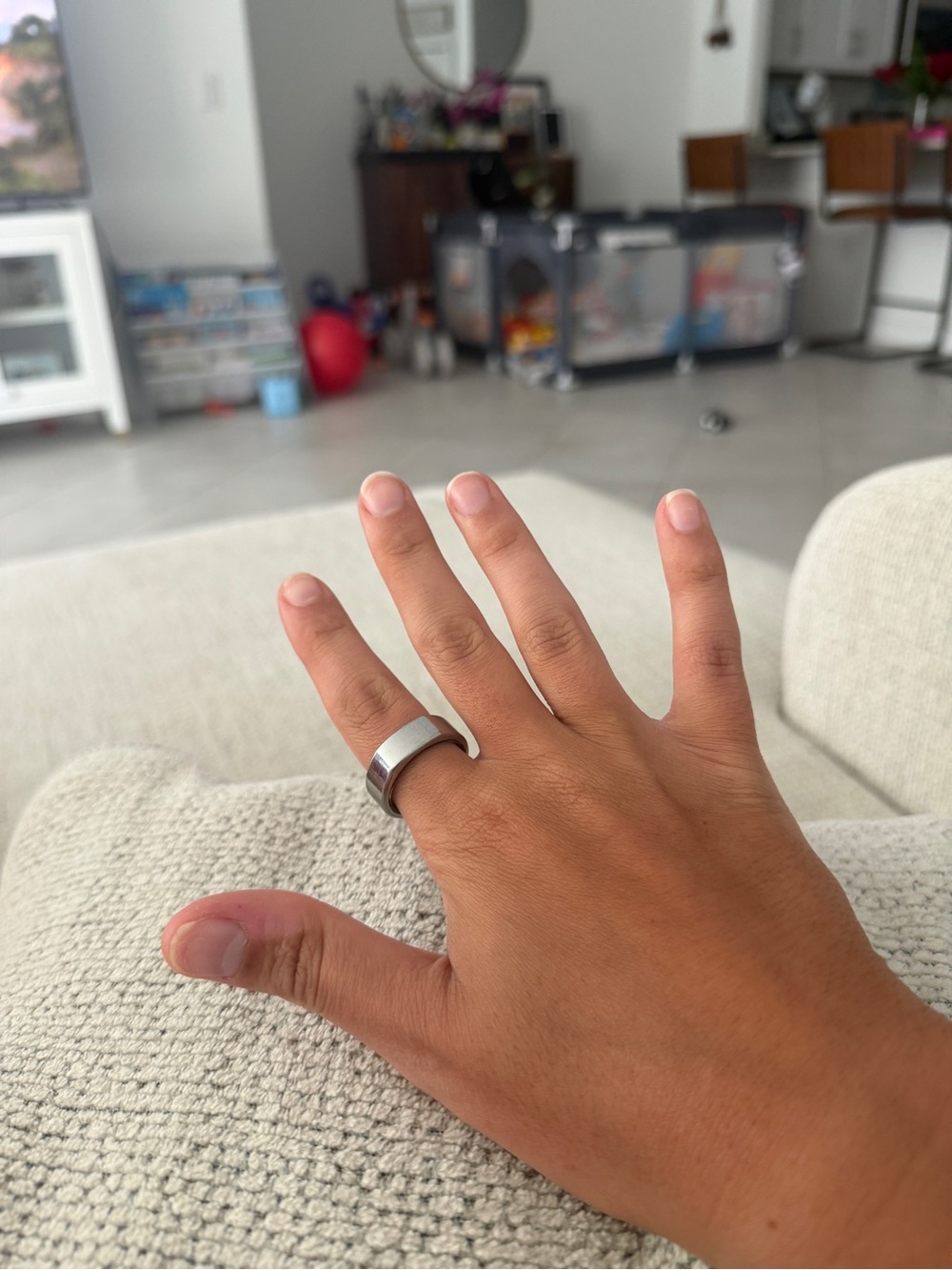 Oura Gen3 Heritage Silver Size US10